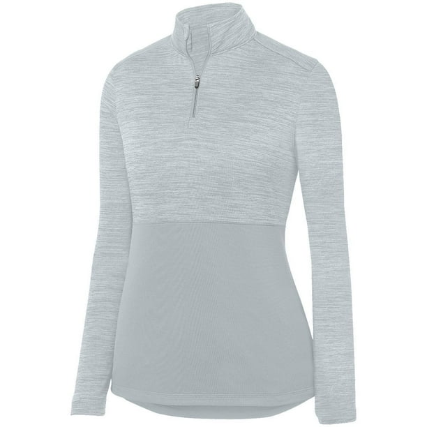 Augusta Activewear Mens Shadow Tonal Heather 1//4 Zip Pullover